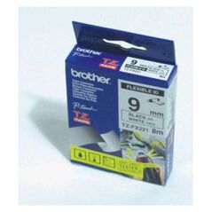 Brother ταινία TZE-FX221 (μαύρο σε λευκό)