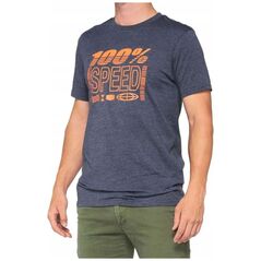 100% T-shirt 100% TRADEMARK κοντομάνικο navy heather μέγεθος XL (NEW)