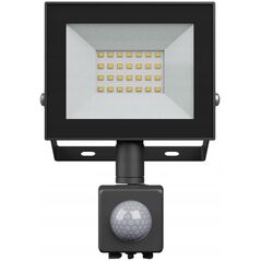 NOCTIS LUX 4 ΦΩΤΙΣΤΙΚΟ 20W NW 230V IP44 116x174x53mm ΜΑΥΡΟ αισθητήρας κίνησης PIR