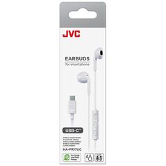 Ακουστικά JVC JVC, HA-FR17UC-WU, λευκά δυναμικά ακουστικά