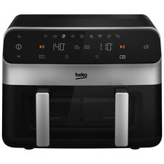 Beko Διπλή Φριτέζα 9,5 l Αυτόνομη 2400 W Ζεστού Αέρα Μαύρη