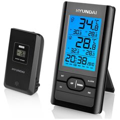 Μετεωρολογικός σταθμός Hyundai WS1070B μαύρος