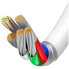 Καλώδιο USB Baseus USB-C - Lightning 1.5 m Λευκό (CATLYS-B02)