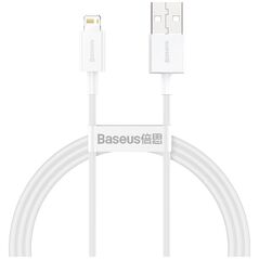 Καλώδιο USB Baseus USB-A - Lightning 1 m Λευκό (CALYS-A02)