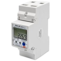 QOLTEC ΜΟΝΟΦΑΣΙΚΟΣ ΗΛΕΚΤΡΟΝΙΚΟΣ ΜΕΤΡΗΤΗΣ ΕΝΕΡΓΕΙΑΣ ΓΙΑ ΡΑΓΑ DIN | 230V | LCD | WI-FI