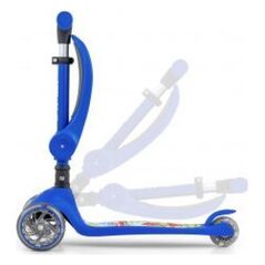 Milly Mally Milly Mally Scooter Fuzzy Blue