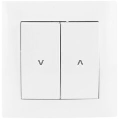 Μονός διακόπτης με φωτισμό VCX LC 03 Λευκό