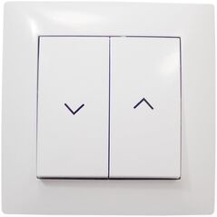 Μονός διακόπτης με φωτισμό VCX LC 03 Λευκό