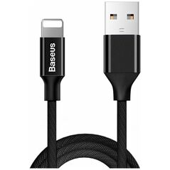 Καλώδιο USB Baseus USB-A - Lightning 1.8 m Μαύρο (27106-uniw)