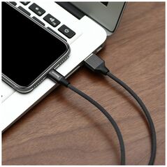 Καλώδιο USB Baseus USB-A - Lightning 1.8 m Μαύρο (27106-uniw)