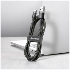 Καλώδιο USB Baseus USB-A - USB-C 0.5 m Μαύρο-γκρι (CATKLF-AG1)