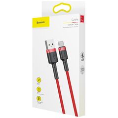 Καλώδιο USB Baseus USB-A - USB-C 1 m Κόκκινο (SB5710)