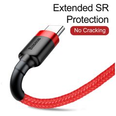 Καλώδιο USB Baseus USB-A - USB-C 1 m Κόκκινο (SB5710)
