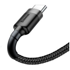 Καλώδιο USB Baseus USB-A - USB-C 2 m Μαύρο-γκρι (CATKLF-CG1)