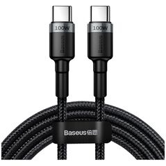 Καλώδιο USB Baseus USB-C - USB-C 2 m Μαύρο-γκρι (BSU1006GRYBLK)