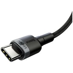 Καλώδιο USB Baseus USB-C - USB-C 2 m Μαύρο-γκρι (BSU1006GRYBLK)