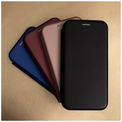 Case SAMSUNG GALAXY A51 Leatherette Wallet Flip Elegance navy blue