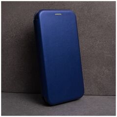 Case SAMSUNG GALAXY A51 Leatherette Wallet Flip Elegance navy blue