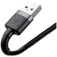 Καλώδιο USB Baseus USB-A - Lightning 2 m Μαύρο-γκρι (6953156275010)