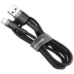 Καλώδιο USB Baseus USB-A - Lightning 3 m Μαύρο-γκρι (6953156296305)