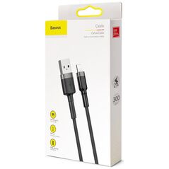 Καλώδιο USB Baseus USB-A - Lightning 3 m Μαύρο-γκρι (6953156296305)