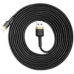 Καλώδιο USB Baseus USB-A - Lightning 3 m Μαύρο-Χρυσό (CALKLF-RV1)