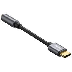 Προσαρμογέας USB Baseus L54 USB-C - Jack 3,5mm Γκρι (CATL54-0G)