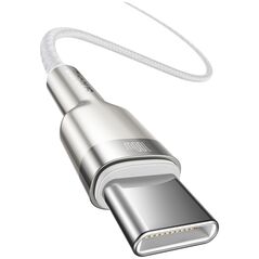 Καλώδιο USB Baseus USB-C - USB-C 1 m Λευκό (baseus_20210316150659)