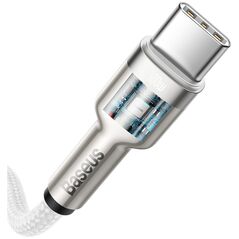 Καλώδιο USB Baseus USB-C - USB-C 1 m Λευκό (baseus_20210316150659)