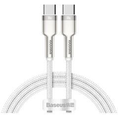 Καλώδιο USB Baseus USB-C - USB-C 1 m Λευκό (baseus_20210316150659)
