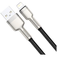 Καλώδιο USB Baseus USB-A - Lightning 0.25 m Μαύρο (CALJK-01)