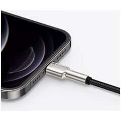 Καλώδιο USB Baseus USB-A - Lightning 0.25 m Μαύρο (CALJK-01)