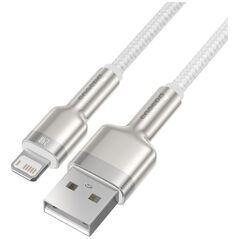Καλώδιο USB Baseus USB-A - Lightning 1 m Λευκό (CALJK-A02)