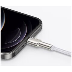 Καλώδιο USB Baseus USB-A - Lightning 1 m Λευκό (CALJK-A02)