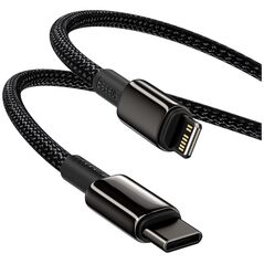 Καλώδιο USB Baseus USB-C - Lightning 1 m Μαύρο (6953156232037)