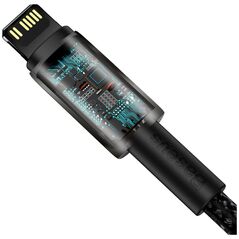 Καλώδιο USB Baseus USB-C - Lightning 1 m Μαύρο (6953156232037)