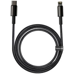 Καλώδιο USB Baseus USB-C - Lightning 2 m Μαύρο (6953156232044)