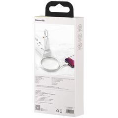 Καλώδιο USB Baseus USB-C - Lightning 1 m Λευκό (6953156231924)