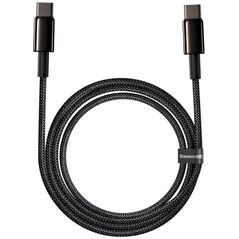 Καλώδιο USB Baseus USB-C - USB-C 2 m Μαύρο (CATWJ-A01)