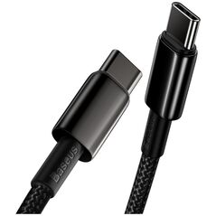 Καλώδιο USB Baseus USB-C - USB-C 2 m Μαύρο (CATWJ-A01)