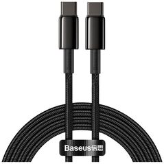 Καλώδιο USB Baseus USB-C - USB-C 2 m Μαύρο (CATWJ-A01)