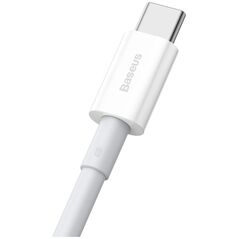 Καλώδιο USB Baseus USB-A - USB-C 1 m Λευκό (CATYS-02)