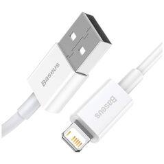 Καλώδιο USB Baseus USB-A - Lightning 2 m Λευκό (CALYS-C02)