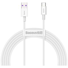Καλώδιο USB Baseus USB-A - USB-C 2 m Λευκό (baseus_20210428115105)