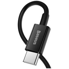 Καλώδιο USB Baseus USB-C - Lightning 1 m Μαύρο (BSU2666BLK)