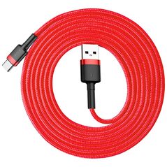 Καλώδιο USB Baseus USB-A - USB-C 2 m Κόκκινο (CATKLF-C09)