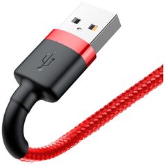 Καλώδιο USB Baseus USB-A - Lightning 2 m Κόκκινο (CALKLF-C09)