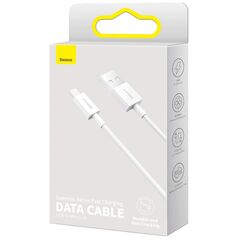 Καλώδιο USB Baseus USB-A - microUSB 2 m Λευκό (BSU2825WHT)