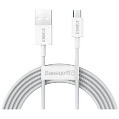 Καλώδιο USB Baseus USB-A - microUSB 2 m Λευκό (BSU2825WHT)