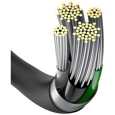 Καλώδιο USB Baseus USB-A - Lightning 2 m Μαύρο (BSU2659BLK)